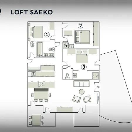 Loft Saeko - Ovo Network Apartment *